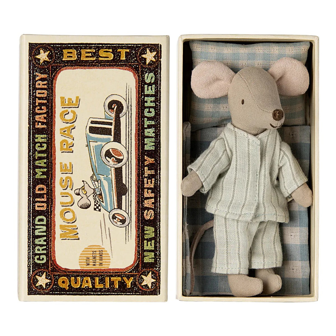 Maileg Big Brother Mouse in Box - Mint image 0