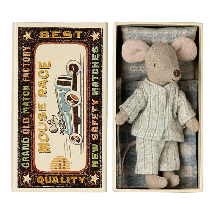 Maileg Big Brother Mouse in Box - Mint image 0