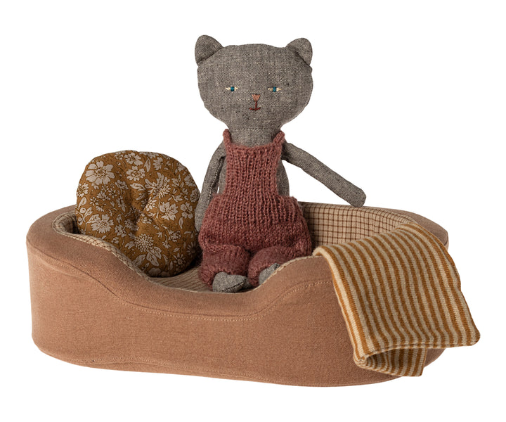 Maileg Cosy Basket, Small - Brown image 2