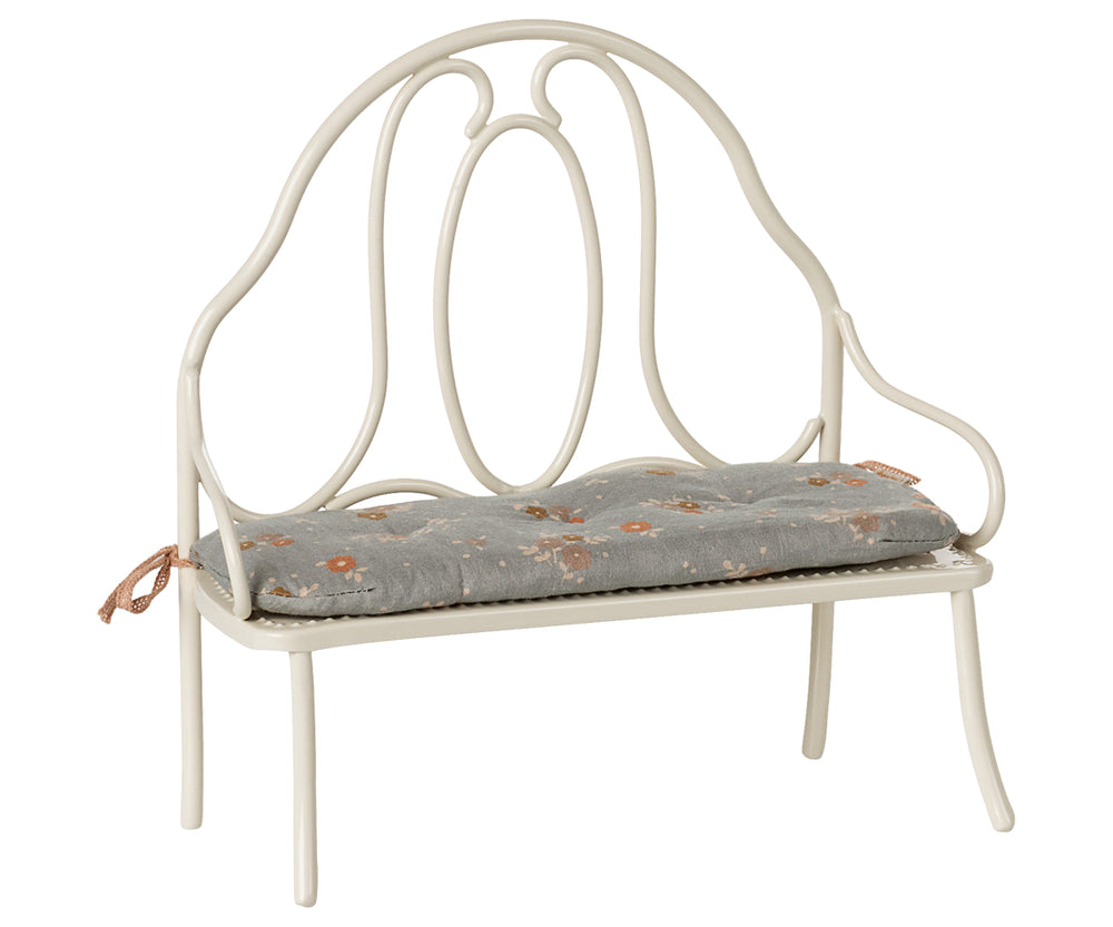 Maileg Vintage Bench, Miniature - Off White image 1