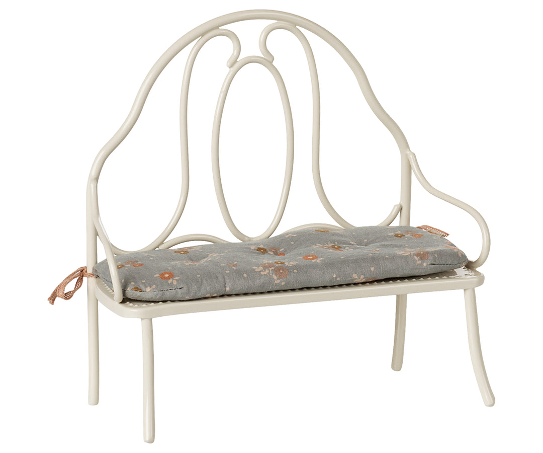 Maileg Vintage Bench, Miniature - Off White image 1