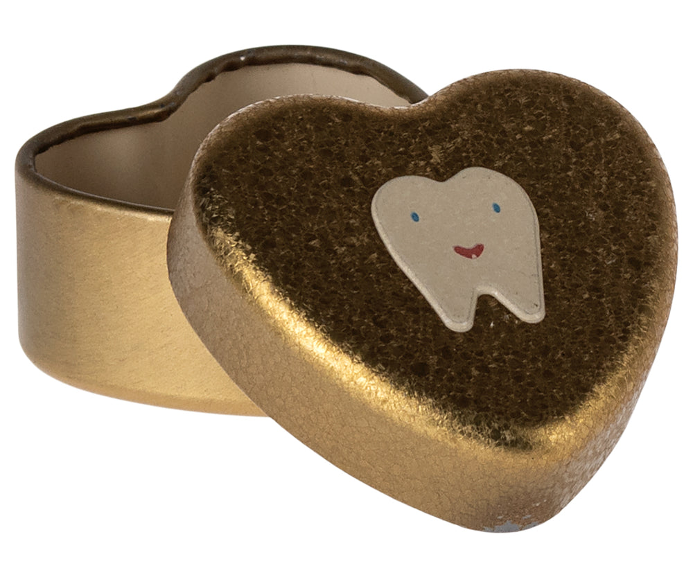 Maileg Tooth Box, Small - Gold image 1