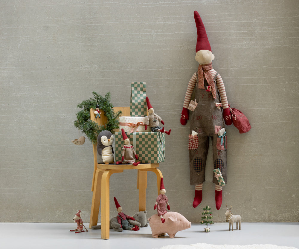 Maileg Pixy, Size 2 - Girl - Red dress image 1