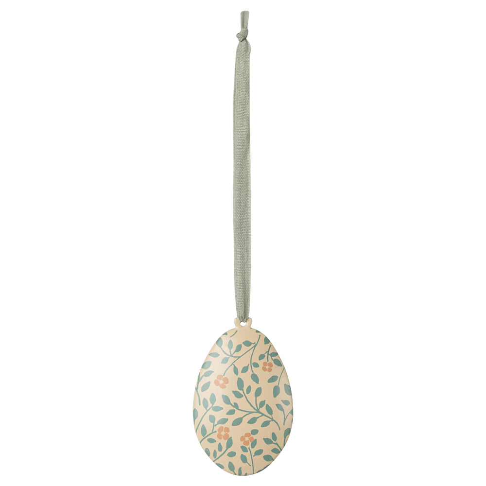 Maileg Easter Egg Ornament, Branches - Dark Mint image 0