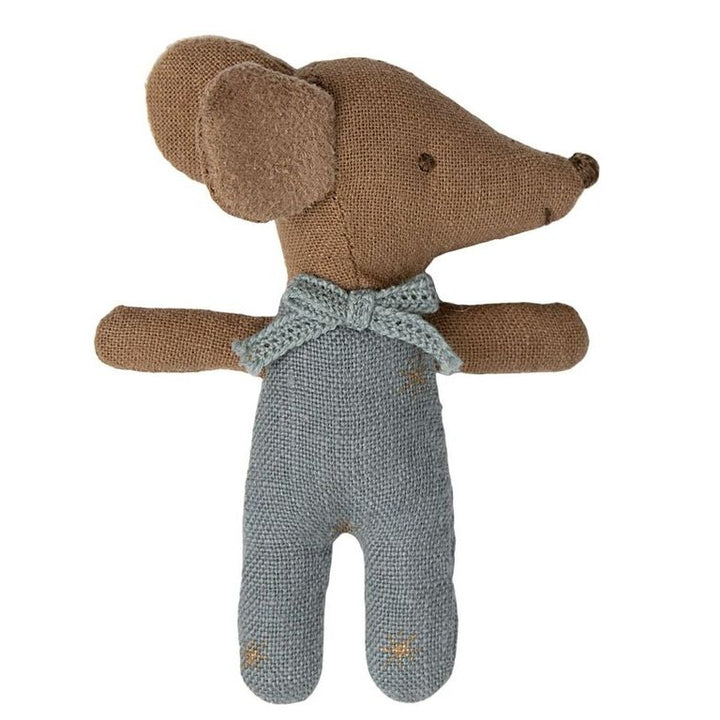 Maileg Sleepy Wakey Baby, Mouse - Blue image 2