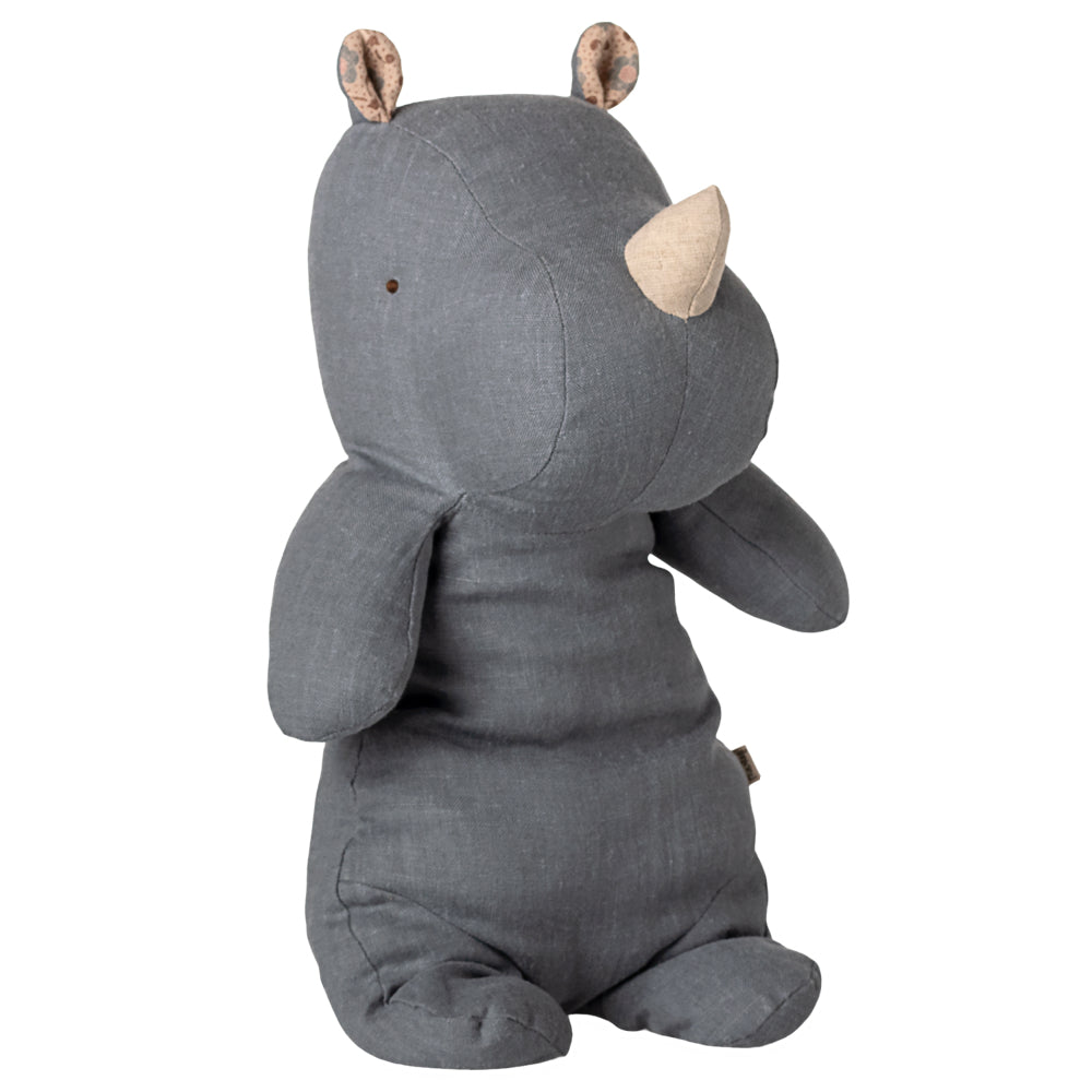 Maileg Safari friends, Rhino, Medium - Dusty blue image 0