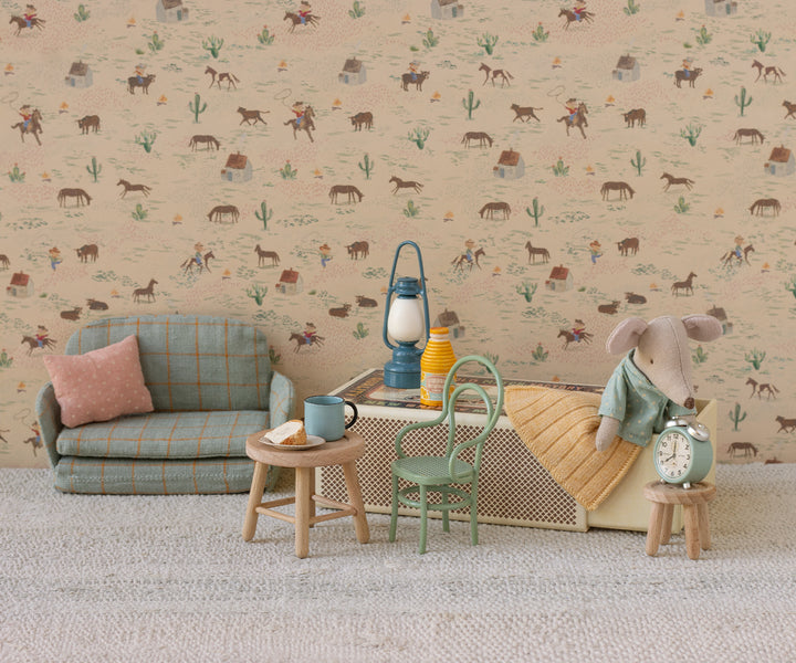 Maileg Vintage chair, Mouse - Mint image 1