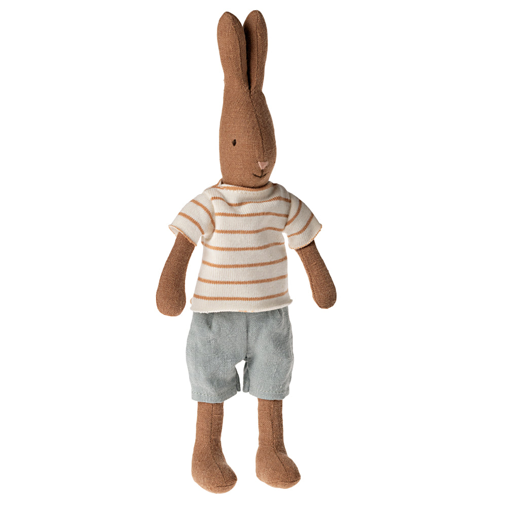 Maileg Rabbit, Size 1 - Chocolate Brown image 0