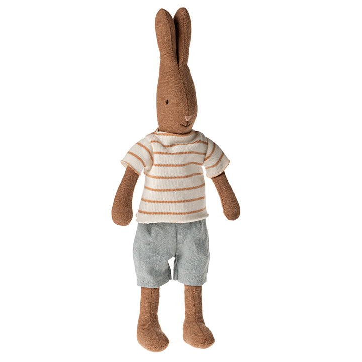 Maileg Rabbit, Size 1 - Chocolate Brown image 0
