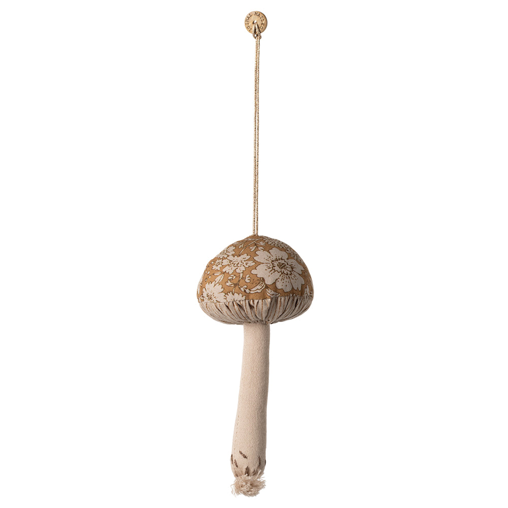 Maileg Mushroom Ornament, Blossom - Ocher image 0
