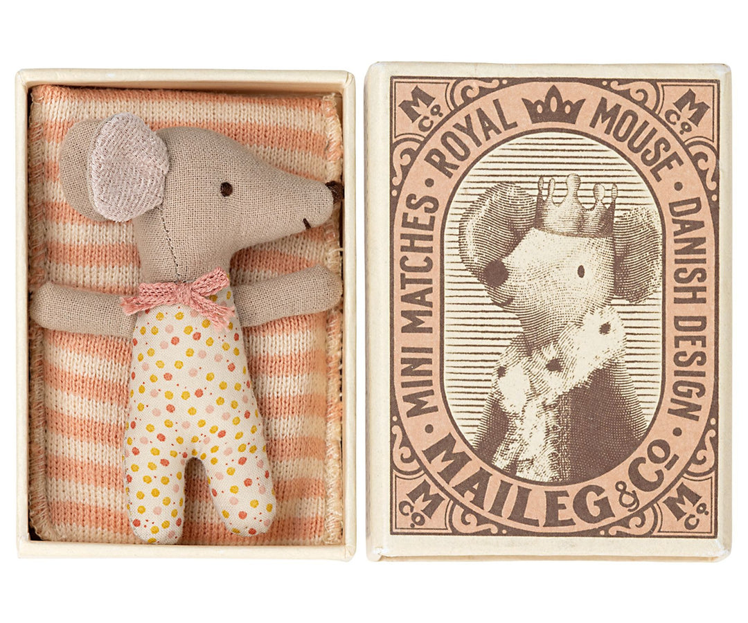 Maileg Baby Sleepy/Wakey Baby Mouse image 3