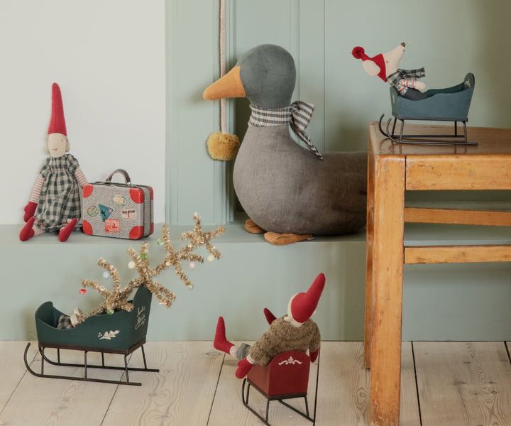 Maileg Sleigh, Mini - Red image 2