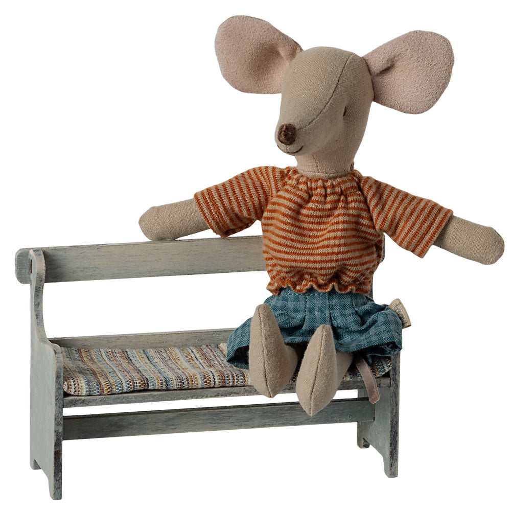 Maileg Bench, Mouse - Vintage Off-White image 2