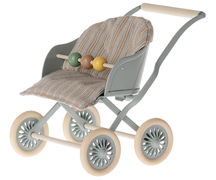Maileg Stroller, Baby - Blue image 2
