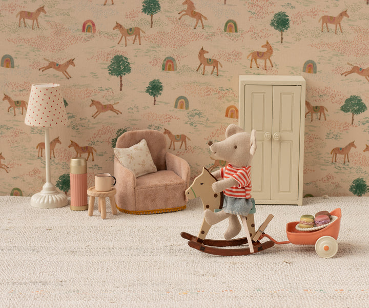 Maileg Rocking Horse, Mouse - Spotted image 2