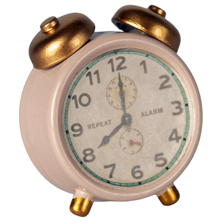 Maileg Alarm Clock, Mouse - Powder image 1