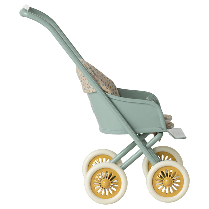 Maileg Stroller, Micro - Mint image 1