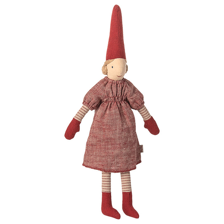 Maileg Pixy, Size 2 - Girl - Red dress image 0