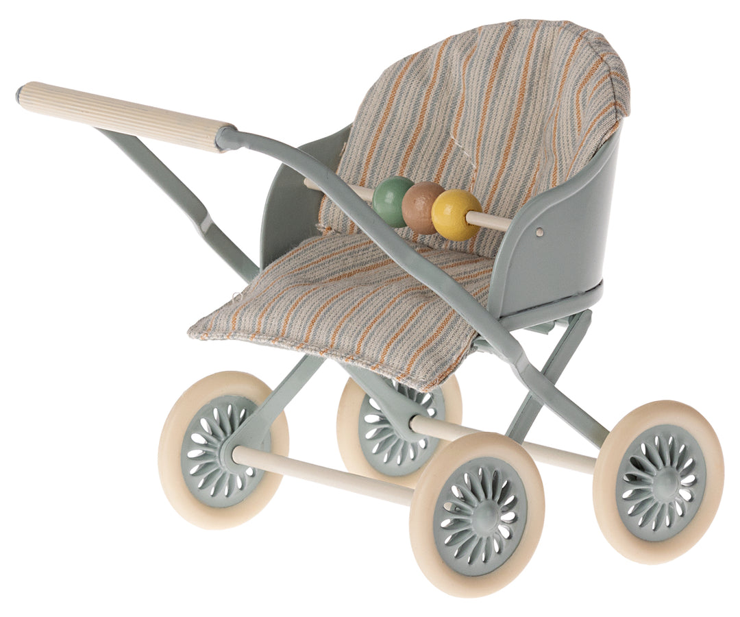 Maileg Stroller, Baby - Blue image 0