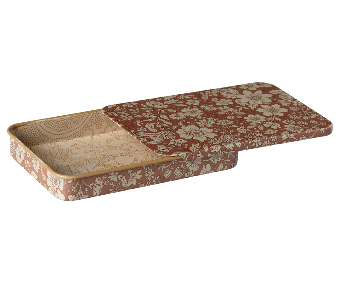 Metal Box with Sliding Lid, Blossom - Heather image 1