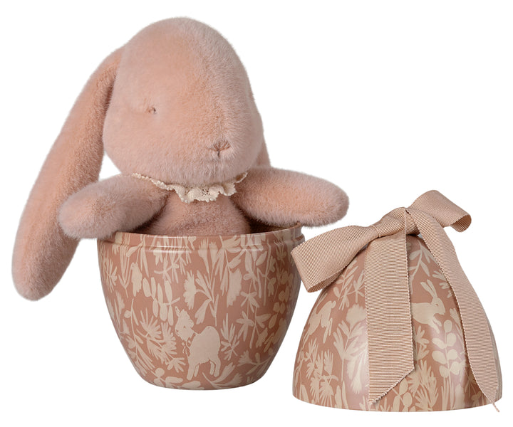 Maileg Easter egg with bunny - Powder image 0