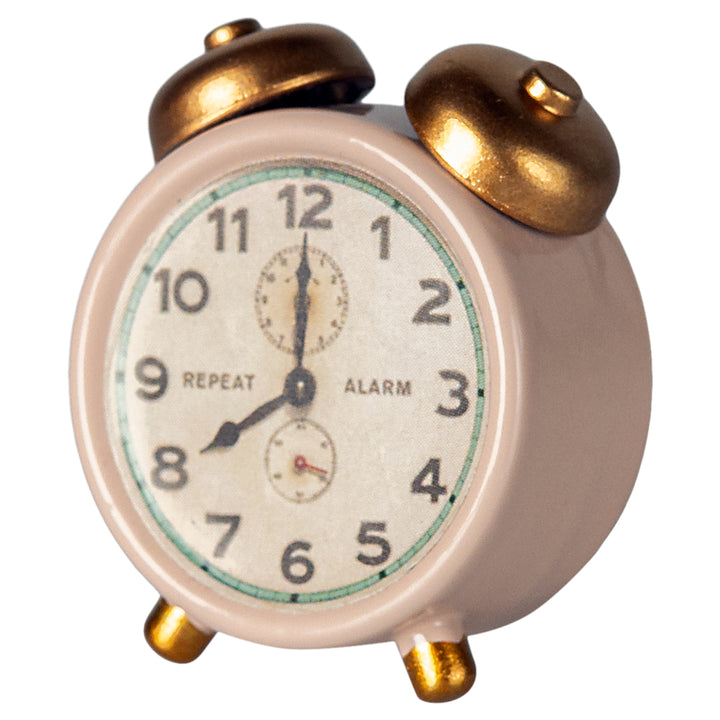 Maileg Alarm Clock, Mouse - Powder image 2