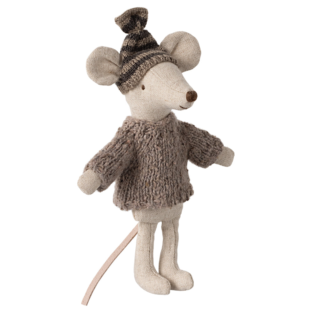 Maileg Knitted Sweater &amp; Hat, Big Brother Mouse image 2