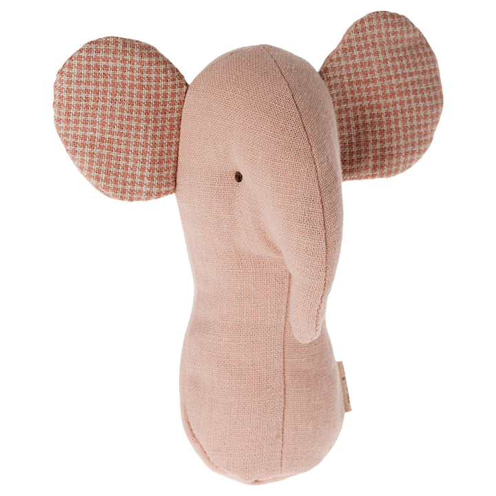 Maileg Lullaby Friends, Elephant Rattle - Rose image 0