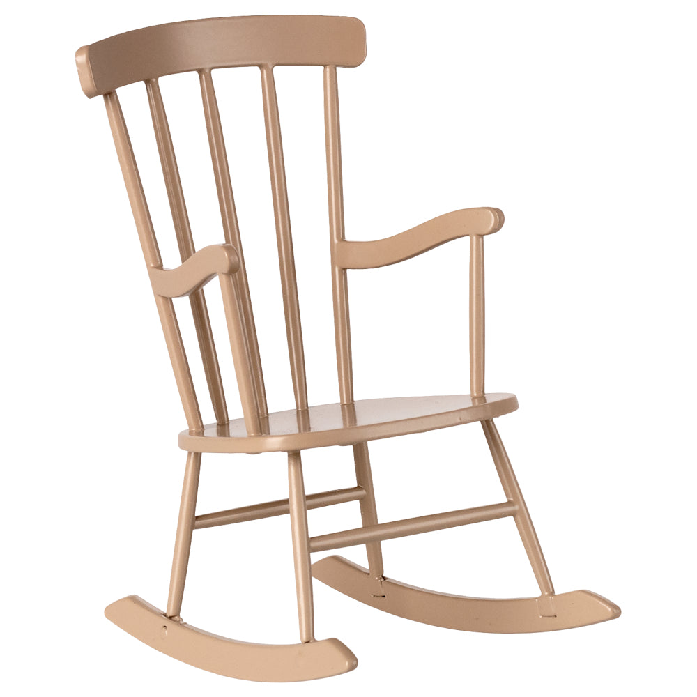 Maileg Rocking Chair, Miniature - Dark Sand image 0