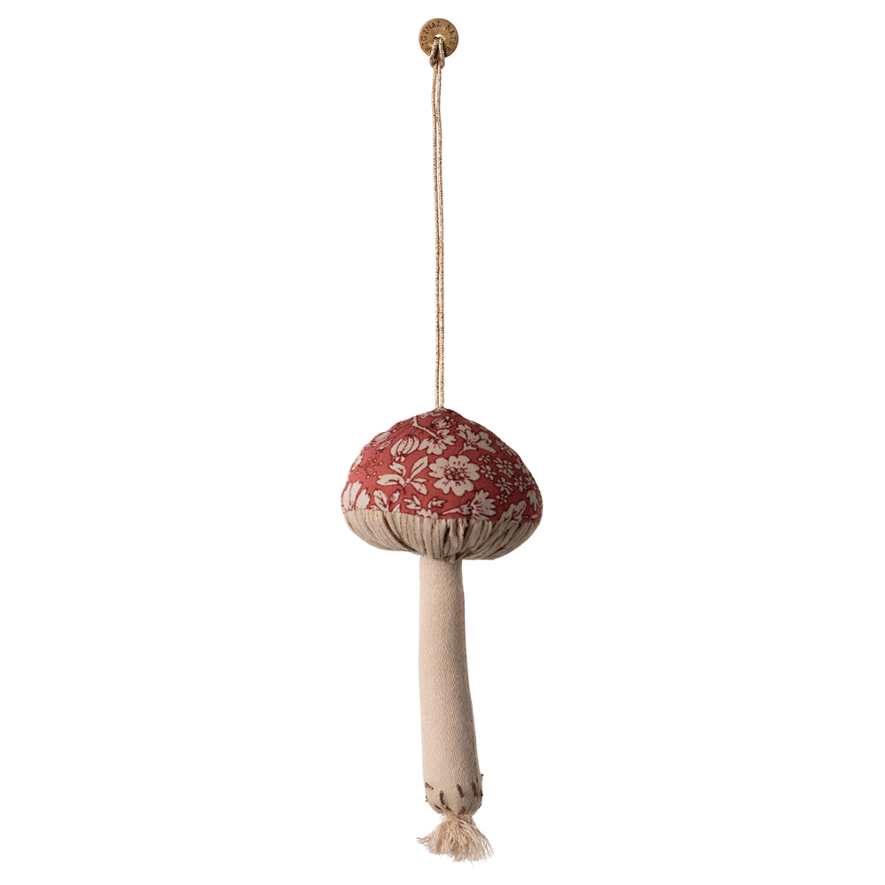 Maileg Mushroom Ornament, Blossom - Red image 0