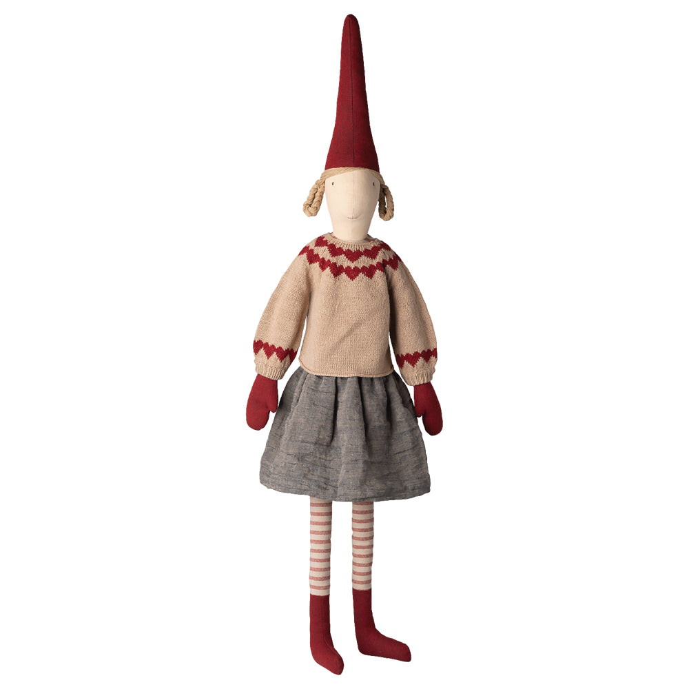 Maileg Pixy, Size 6 - Girl - Skirt and knitted sweater image 0