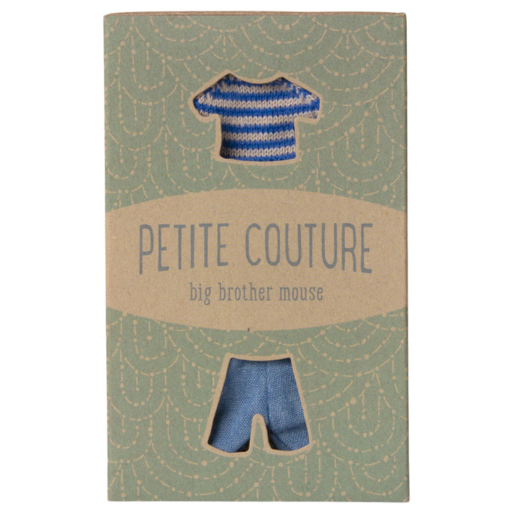 Maileg Knitted Sweater &amp; Pants, Big Brother Mouse image 3