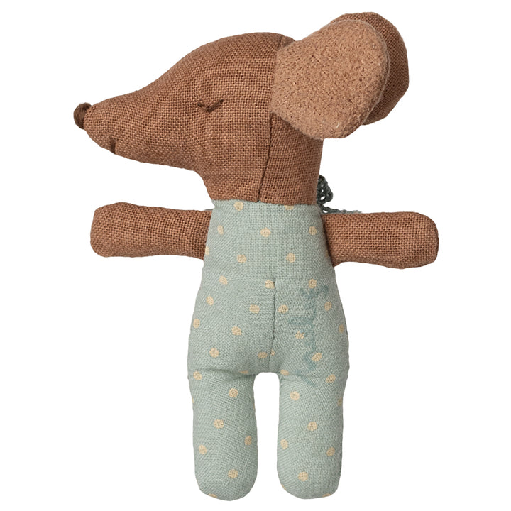 Maileg Sleepy wake baby mouse in matchbox - Blue image 2