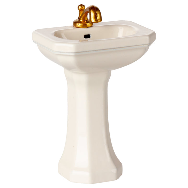Maileg Bathroom sink, Mouse - Off white image 2