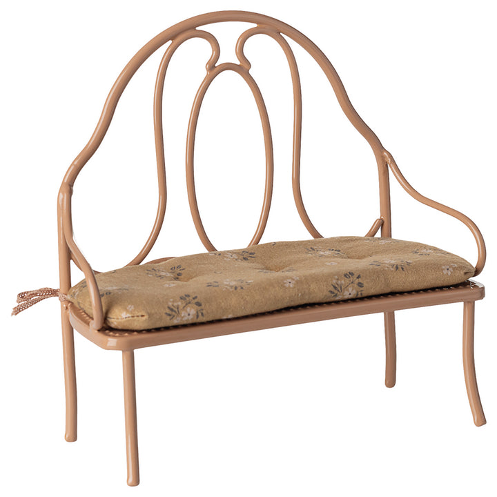 Maileg Vintage bench, Mini - Dark powder image 2
