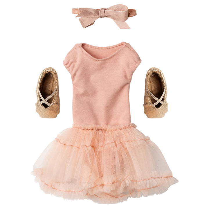Maileg Ballet suit and skirt rose, Size 3 image 0