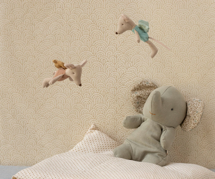 Maileg Fairy Mouse, Little - Powder image 2