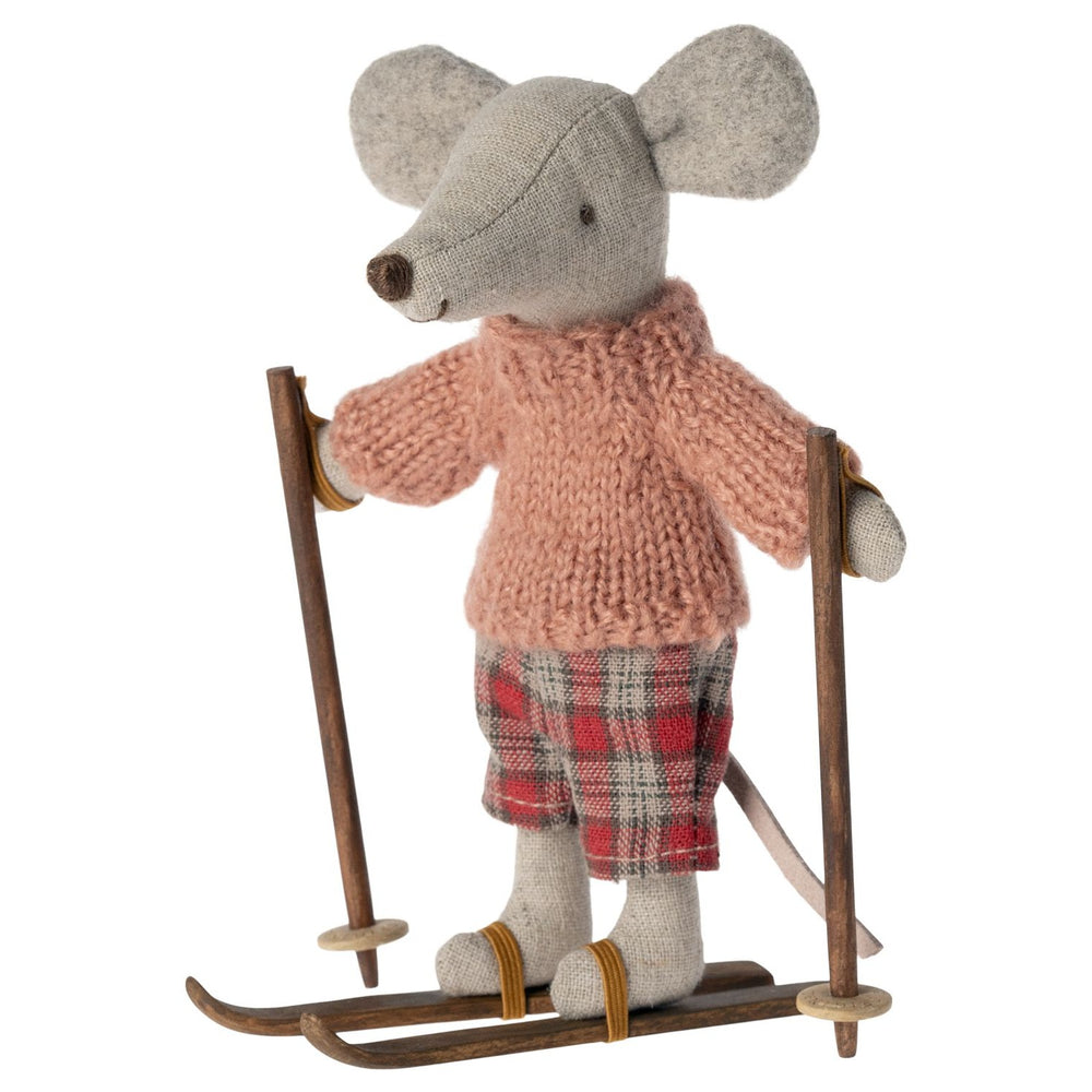Maileg Ski & Poles, Big Brother/Sister image 1