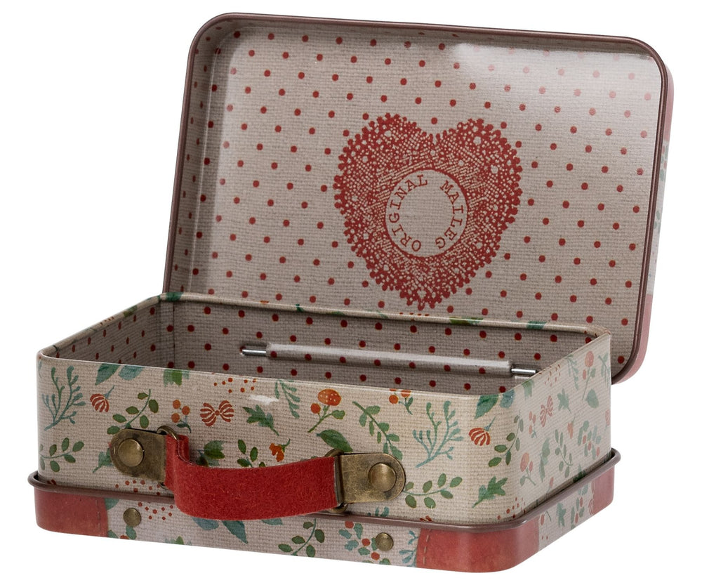 Maileg Metal Suitcase - Holly image 1