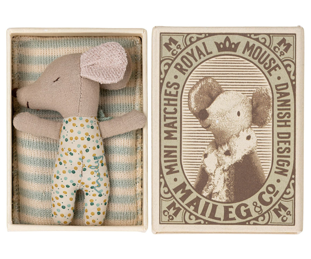 Maileg Baby Sleepy/Wakey Baby Mouse image 1