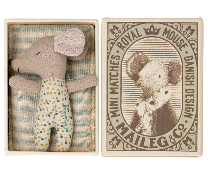 Maileg Baby Sleepy/Wakey Baby Mouse image 1