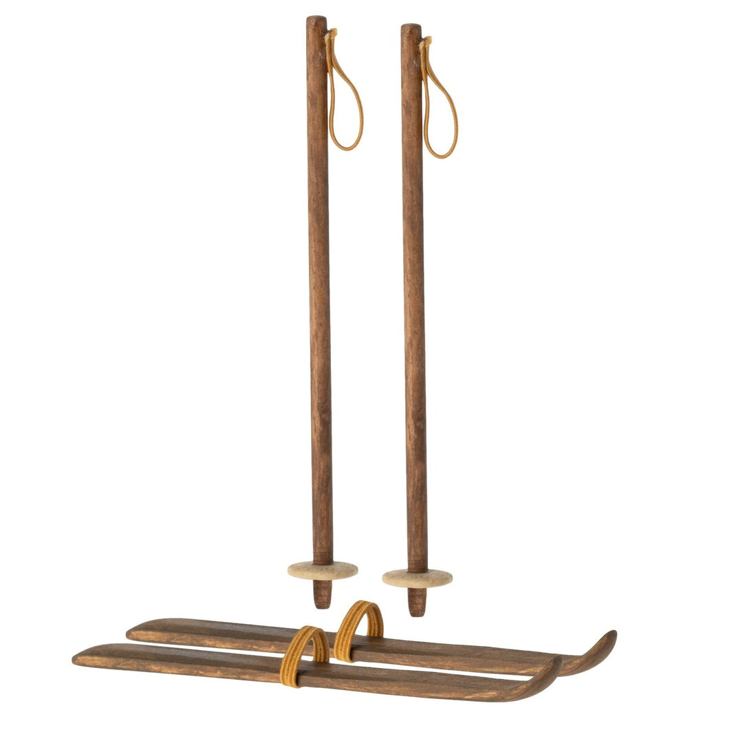 Maileg Ski & Poles, Mum/Dad image 0