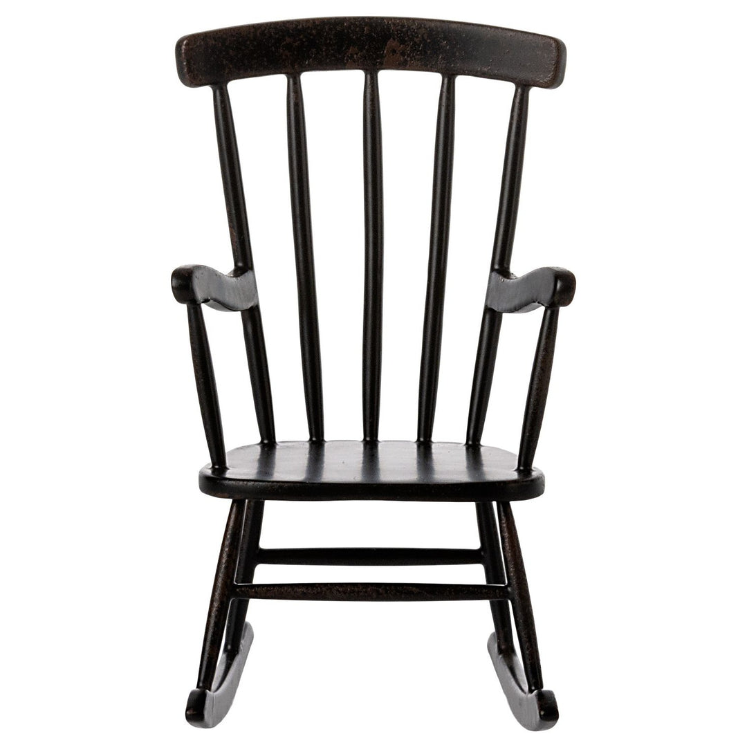 Maileg Rocking Chair, Mouse - Anthracite image 2