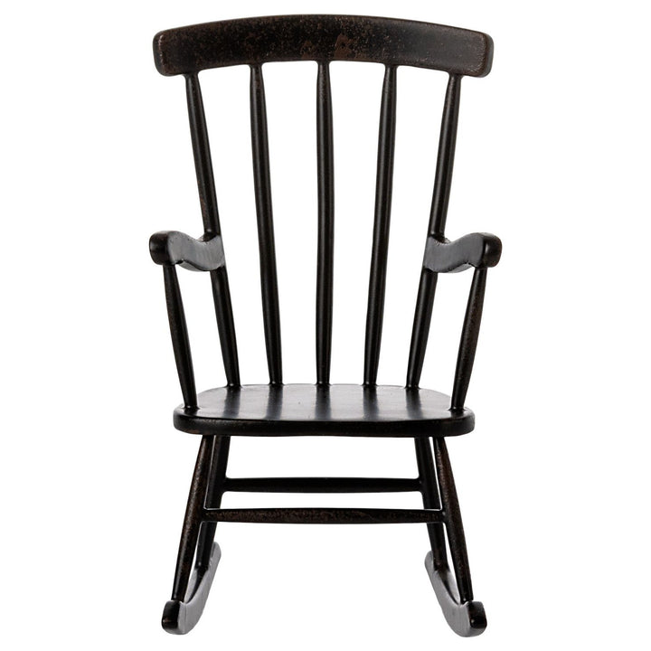 Maileg Rocking Chair, Mouse - Anthracite image 2