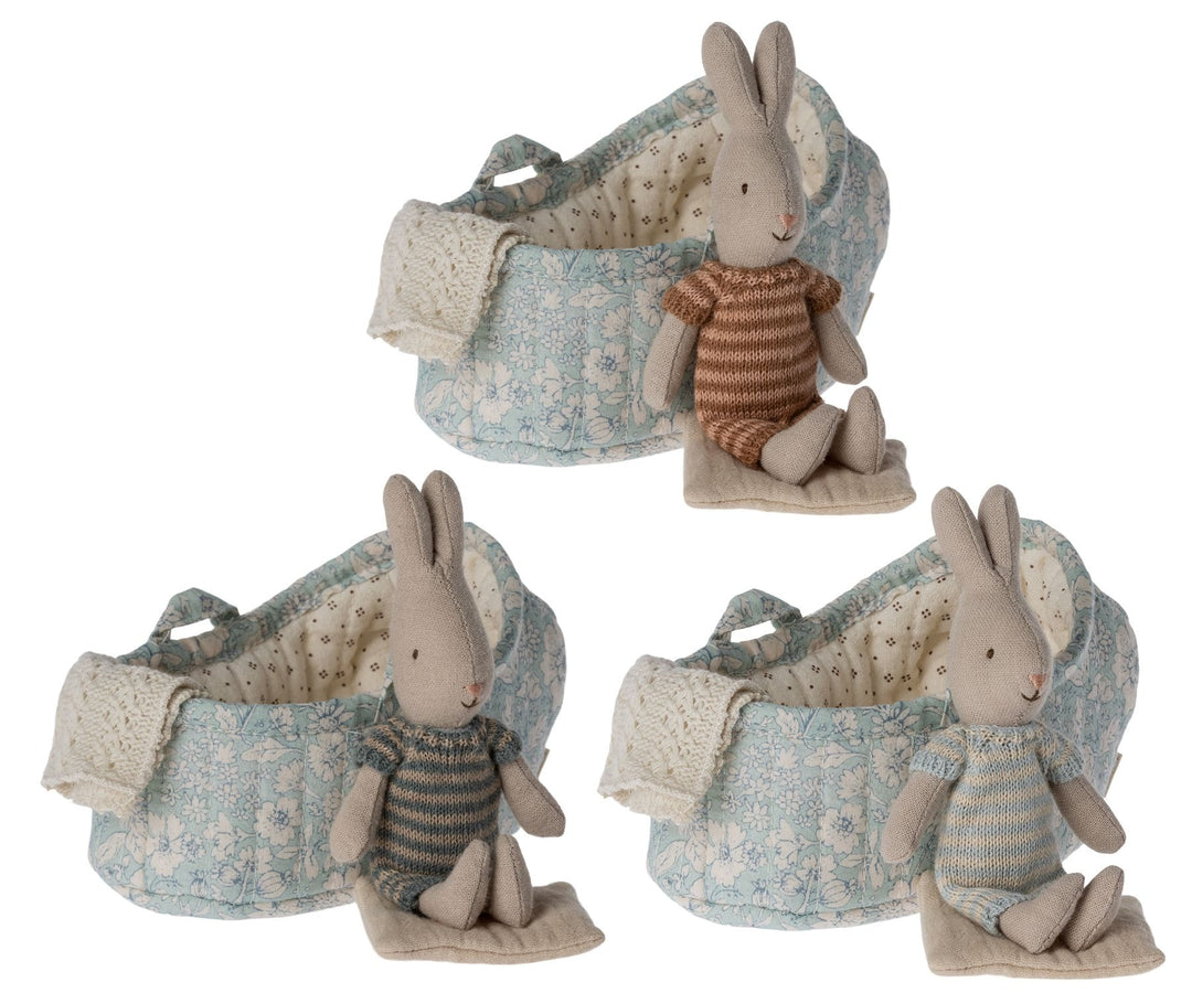 Maileg Rabbit in Carry Cot, Micro image 0