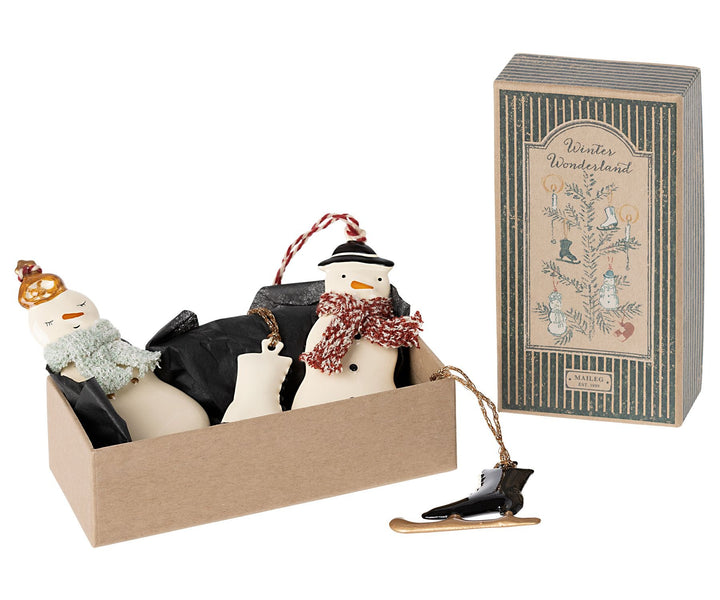 Maileg Metal Ornament Set - Winter Wonderland image 1