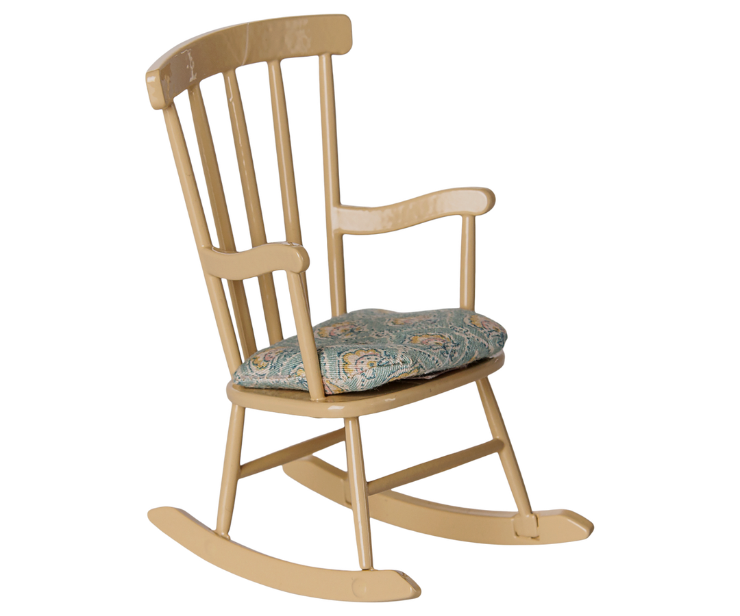Maileg Rocking Chair, Mouse - Wheat