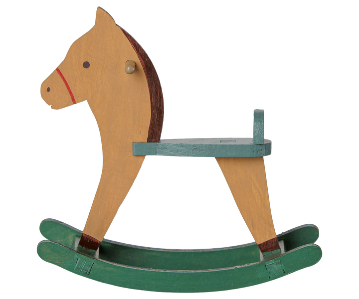 Maileg Rocking Horse, Mouse - Light brown