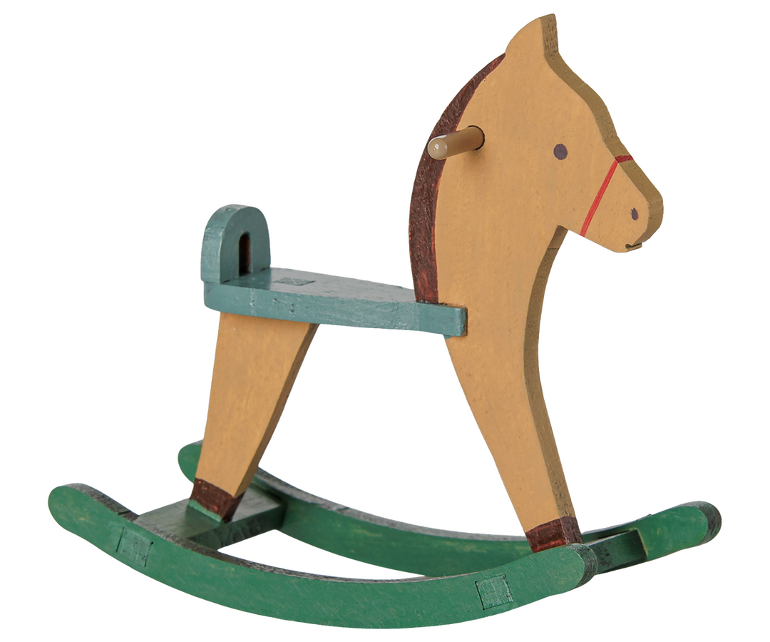 Maileg Rocking Horse, Mouse - Light brown