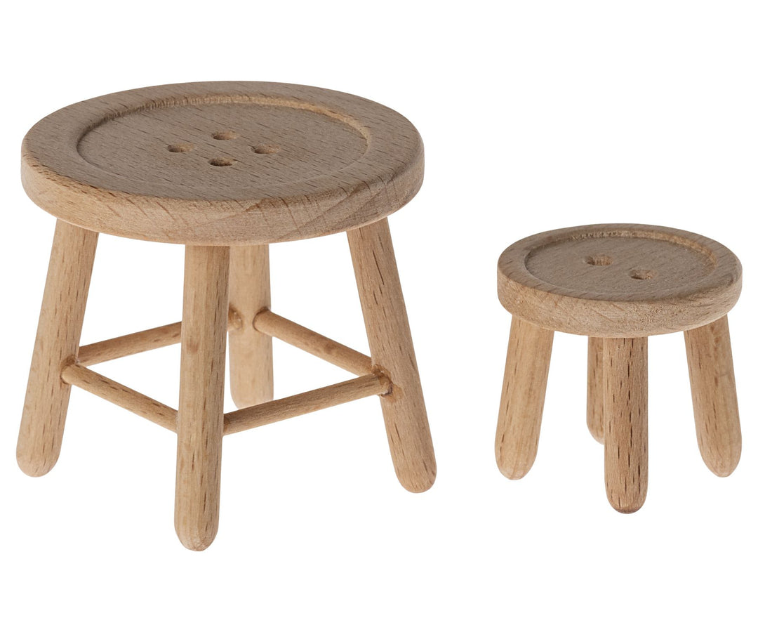 Maileg Table & Stool Set, Mouse image 0
